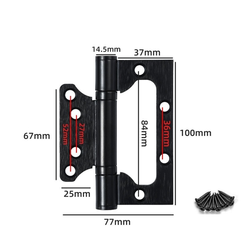 Bản lề âm dương bản lề cách bướm, bản lề xoay 360 độ bản lề cửa sử dụng cho mọi loại cửa nhôm, gỗ, sắt