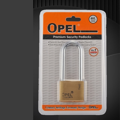 Ổ Khóa Đồng Opel Khóa Bấm 3 Chìa Bầu (Hàng Chính Hãng)