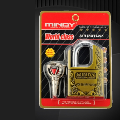 Ổ KHÓA MINDY (THÉP, 4 CHÌA TRÒN)