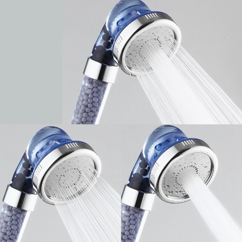 ĐẦU SEN TẮM TĂNG ÁP (NHỰA XANH, CHỈNH TIA, CÓ HẠT)