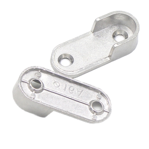 Bát treo thanh nhôm oval bát đỡ thanh treo quần áo