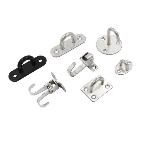 Móc cố định hình chữ U bằng thép không gỉ móc treo vật nặng treo đèn trần chân quạt trần treo bao cát