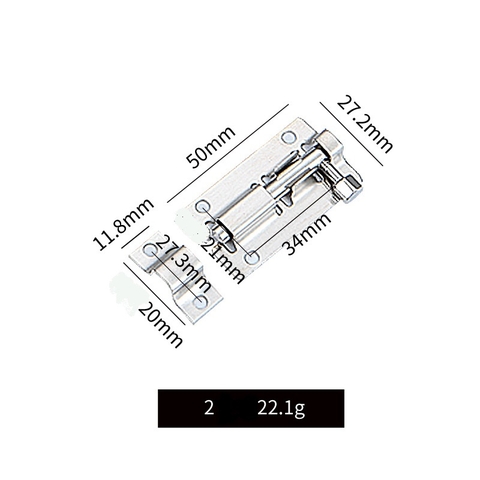 Chốt cửa chốt cài inox nhiều kích thước