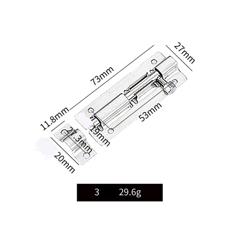 Chốt cửa chốt cài inox nhiều kích thước
