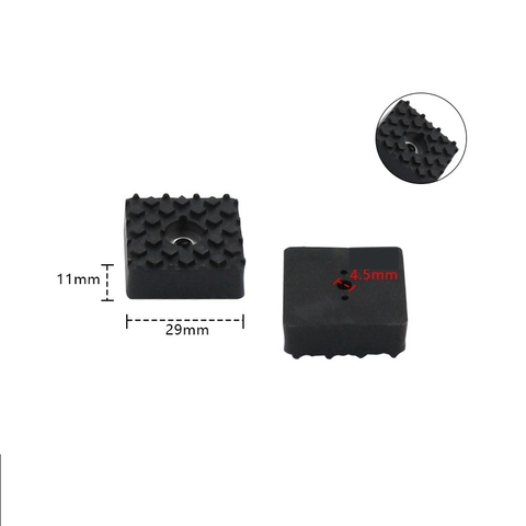 Đế chân Cao Su hình tròn hình vuông Lót chân bàn ghế tủ nội thất chống sốc chống trượt