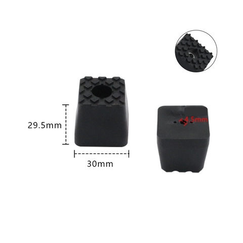 Đế chân Cao Su hình tròn hình vuông Lót chân bàn ghế tủ nội thất chống sốc chống trượt