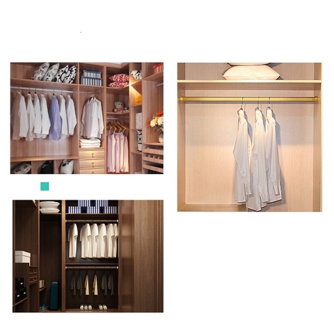 Bát treo thanh nhôm oval bát đỡ thanh treo quần áo