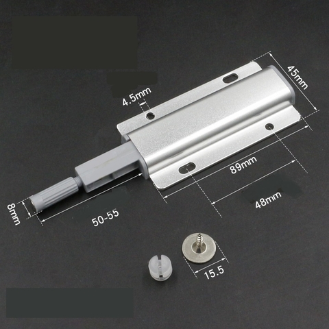 Dụng Cụ Nhấn Mở Tủ Hít Cánh Tủ Nam Châm Inox,Chốt Nút Hít Nam Châm Nhấn Nhả Mở Cửa