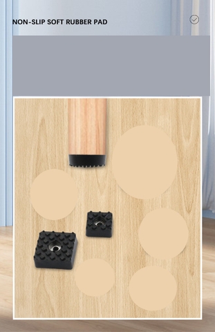 Đế chân Cao Su hình tròn hình vuông Lót chân bàn ghế tủ nội thất chống sốc chống trượt