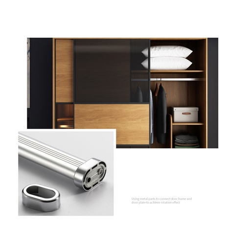 Bát treo thanh nhôm oval bát đỡ thanh treo quần áo