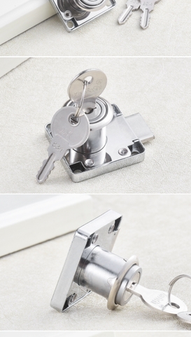 Ổ khóa tủ Inox Ổ khóa hộc kéo Ổ khóa tủ gỗ cao cấp chắc chắn