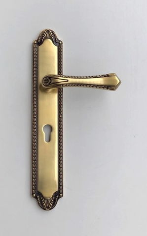 KHÓA TAY GẠT HỢP KIM ROBER (MẠ ĐỒNG RÊU)