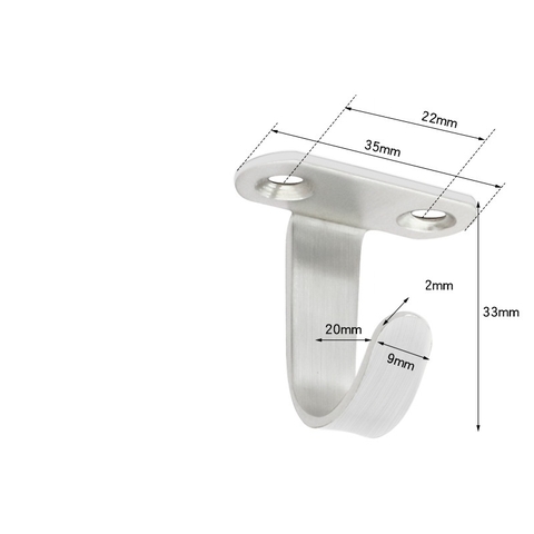 Móc cố định hình chữ U bằng thép không gỉ móc treo vật nặng treo đèn trần chân quạt trần treo bao cát
