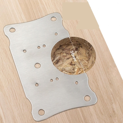 Miếng inox sửa bản lề tủ gỗ & thép và nhựa, nhôm