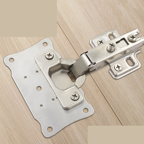 Miếng inox sửa bản lề tủ gỗ & thép và nhựa, nhôm