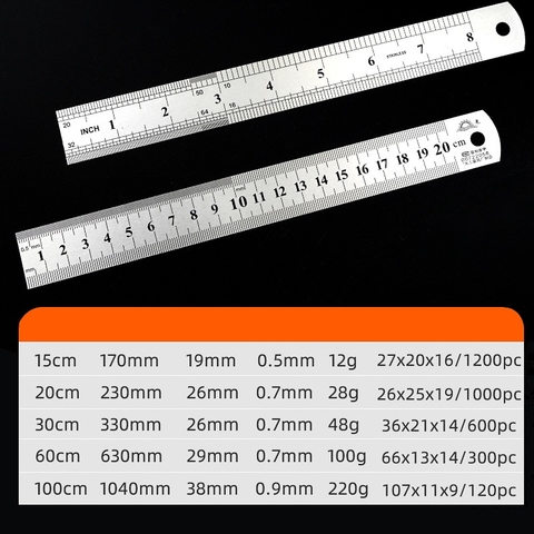 THƯỚC THÉP KHÔNG RỈ