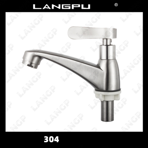 VÒI LABABO LẠNH INOX MỜ