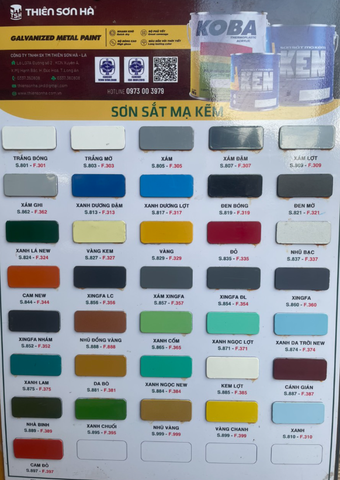 SƠN 2 THÀNH PHẦN TSH (KEN) (SƠN SẮT MẠ KẼM)
