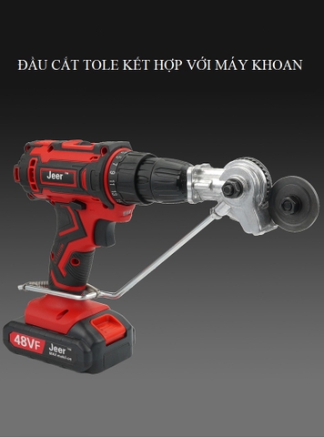DỤNG CỤ CẮT TOLE KẾT HỢP VỚI MÁY KHOAN
