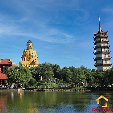 Chùa Khai Nguyên - Phật A Di Đà lớn nhất Đông Nam Á