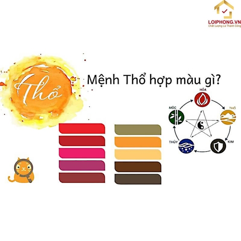 Mệnh Thổ hợp màu gì? Mệnh Thổ hợp với tuổi nào?