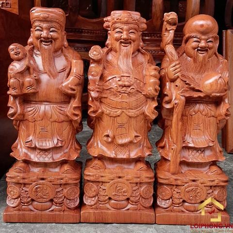Tượng Phúc Lộc Thọ cao 30 – 40 – 50 cm
