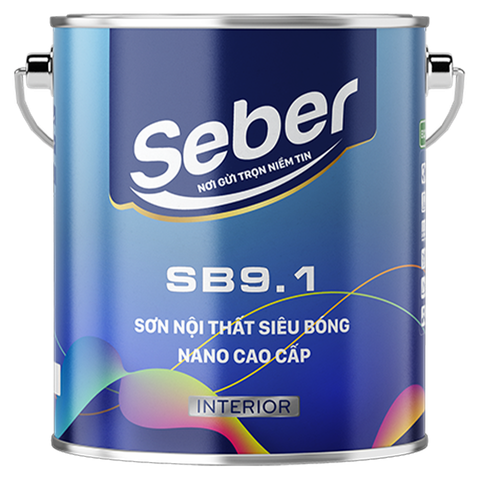 SƠN NỘI THẤT SIÊU BÓNG NANO CAO CẤP SB9.1