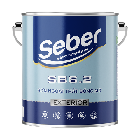 SƠN NGOẠI THẤT BÓNG MỜ SB6.2