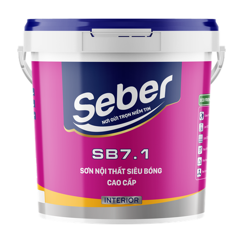 SƠN NỘI THẤT SIÊU BÓNG SB7.1