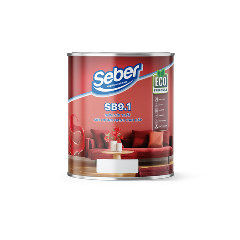 SƠN NỘI THẤT SIÊU BÓNG NANO CAO CẤP SB9.1