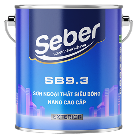 SƠN NGOẠI THẤT SIÊU BÓNG NANO CAO CẤP SB9.3