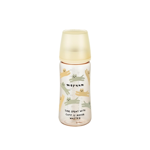 Thế hệ 3 - Bình PPSU Moyuum - Mẫu mèo - 330ml