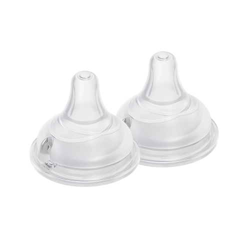 Thế hệ 3 - Núm bình sữa silicon Moyuum - Size 1/2/3/4 - Hộp 2 núm