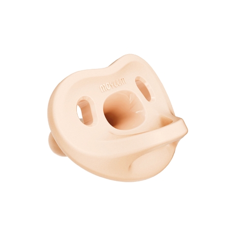 Ty ngậm 100% silicone Moyuum - 3-6m - Màu hồng