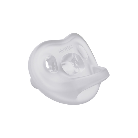 Ty ngậm 100% silicone Moyuum - 3-6m - Màu trong suốt
