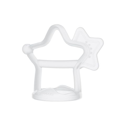 Gặm nướu silicon Moyuum - 3m+ - Hình sao - Màu Be/Xám sáng/Xám titan/Xanh/Trong suốt