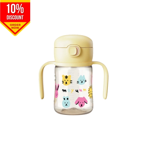 MỚI - Thế hệ 3 - Bình tập uống PPSU Moyuum - Mẫu Friends - 170ml/270ml/330ml