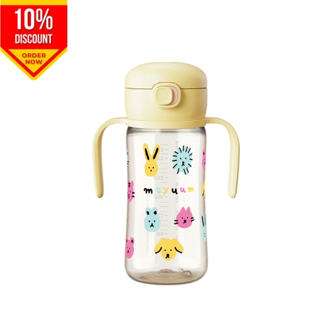MỚI - Thế hệ 3 - Bình tập uống PPSU Moyuum - Mẫu Friends - 170ml/270ml/330ml