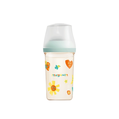Bình sữa Moyuum PPSU Mov.aa - 250ml - Bản họa tiết - Xanh mint