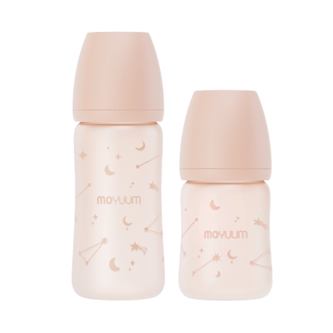 Bình sữa Thủy tinh tráng silicone Moyuum phiên bản Twinkle - 150ml/240ml