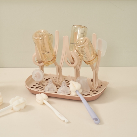 Giá úp bình sữa & dụng cụ Moyuum