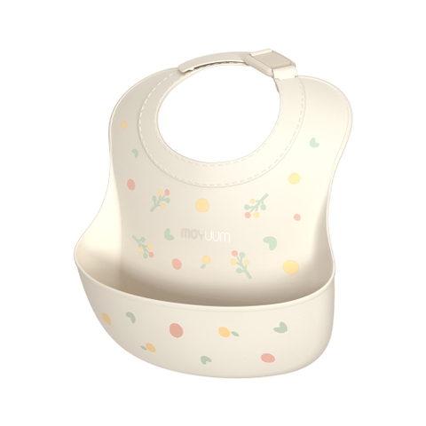 Yếm ăn dặm silicone Moyuum - BST họa tiết - Sweet Berry/ Sweet Party