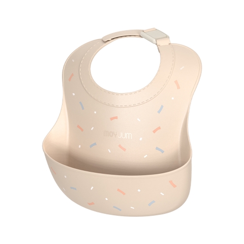 Yếm ăn dặm silicone Moyuum - BST họa tiết - Sweet Berry/ Sweet Party