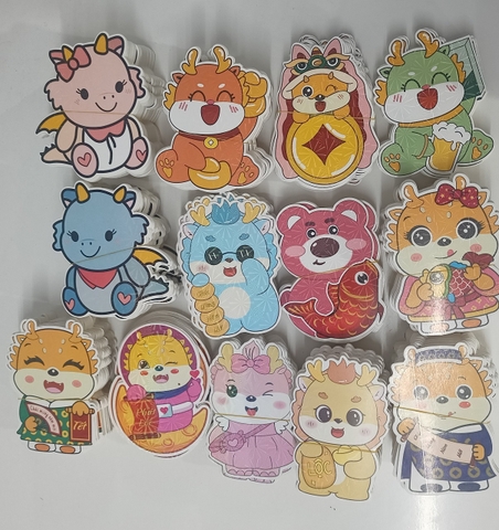 Bao Lì xì Chibi, Lì xì hình Rồng, mẫu lì xì mới năm 2024, quà tặng, mùng tuổi...