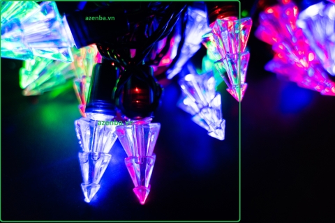 Đèn Led dây cây thông, led bóng cây thông trang trí Noel, trang trí Tết, nháy đủ màu