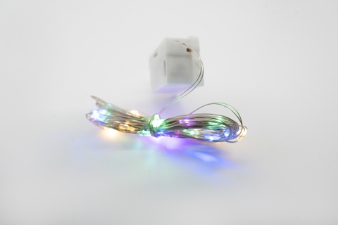Dây đèn led 3 chế độ, led pin, led đom đóm fairy light trang trí quà sinh nhật, giỏ quà, decor...