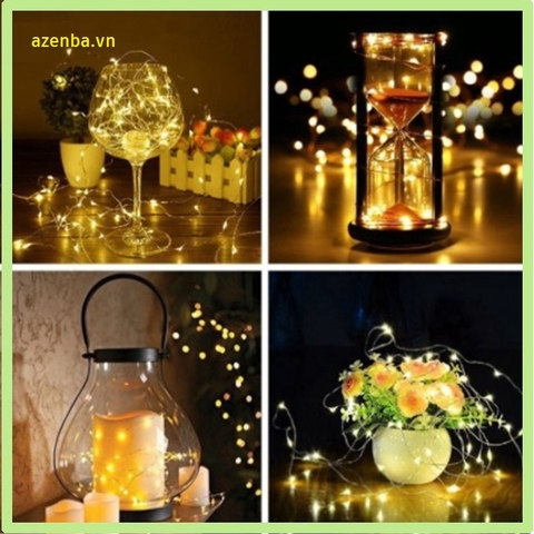 Dây đèn led 3 chế độ, led pin, led đom đóm fairy light trang trí quà sinh nhật, giỏ quà, decor...