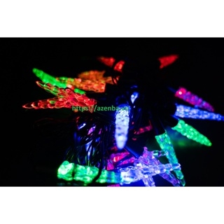 Dây đèn Led dài 4m hình cây tuyết trang trí Noel, Tết, nháy nhiều màu