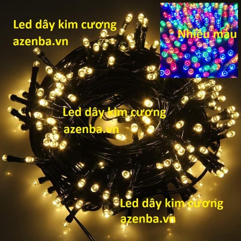 Đèn Led Kim Cương Trang Trí Cây, Biệt thự, Nhà thờ, Noel, Nhà Cửa Sân Vườn. Dây 10m/20m/40m