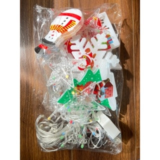 Chùm đèn Led trang trí Noel các hình (Trăng, Sao, Nhà, Cây Thông, Tuyết, Ông Già Noel)